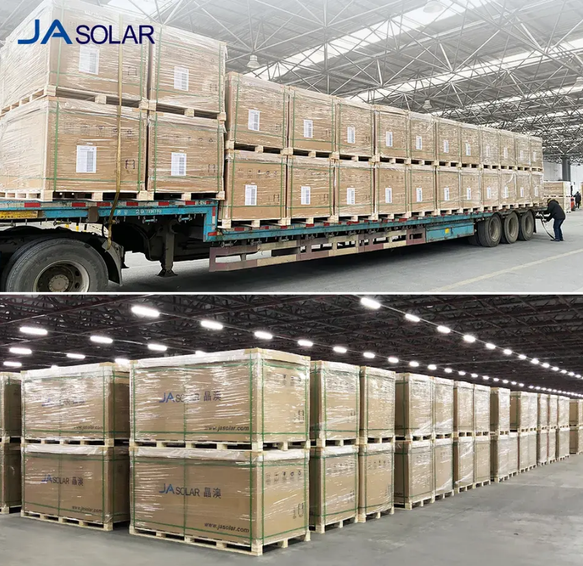 JA Solar Panel 600W JAM66D45 600W Solar Panel 610W 620W 630W JA N-Type Bifacial Dual Class Photovoltaic Panel Solar