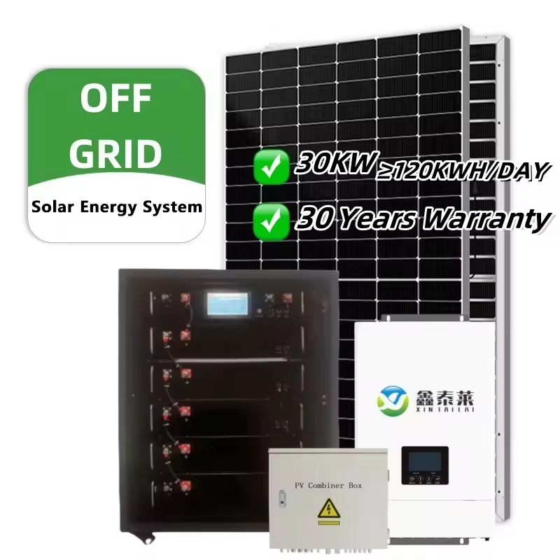 30kw Wholesale off Grid Home Residential Photovoltaic Solar Panel Electric Energy Power System