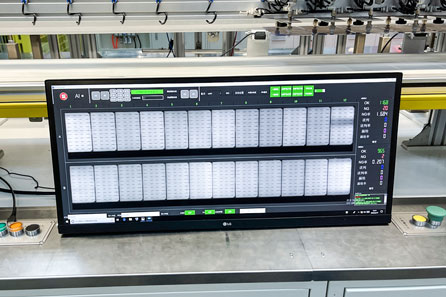 Solar Cell String EL Testing