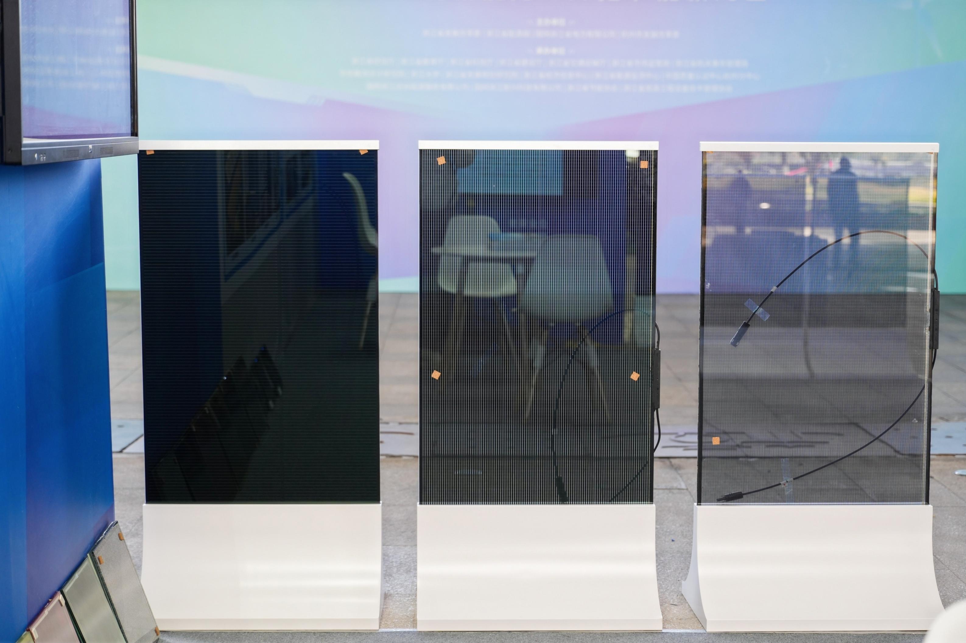 Gaoming Cdte Thin Film Bipv Facade System New Products Transparent Glass Solar Panel Bipv Solar Panel Glass Facade for Building