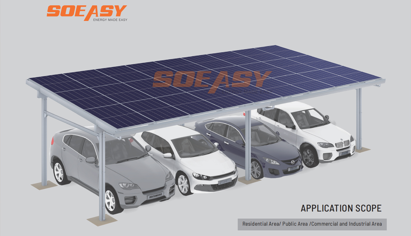 Solar Carport Mounting System Banner