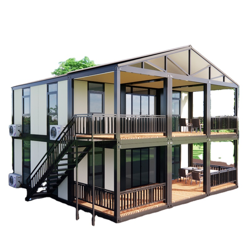 Solar Powered Prefab Expandable Container House Off-grid Mobile Modular Home With Bathroom &amp; Kitchen Ready To Move In