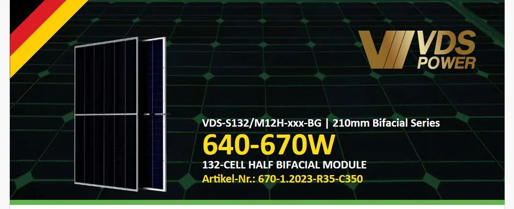 670W 210mm Bifacial Series 132 Cell Half Cut Technology Solar Panel