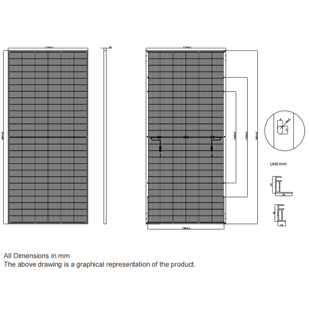 High Energy Performance Double Glass Bifacial N Type Mono Half Cell PV Module Series 600W Solar Panel for Utility Scale
