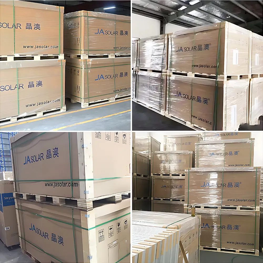 Solar Panel Pallet Shipping Container Loading