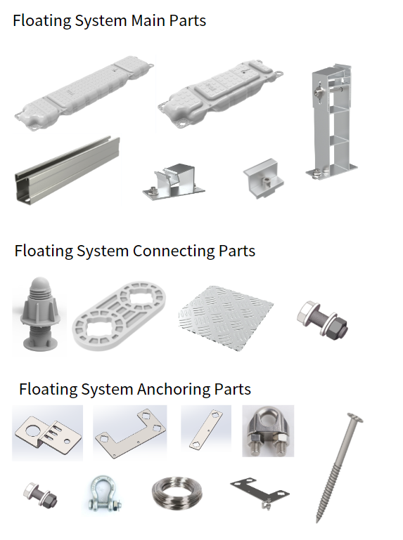 Floating solar mount details 2