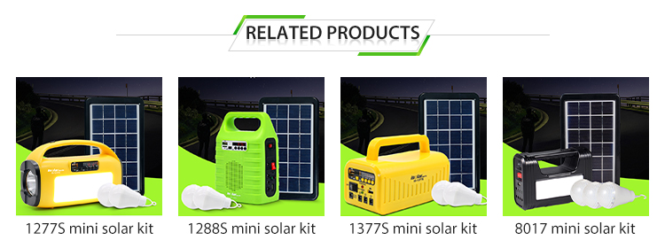 Mini Solar Energy Systems and Portable Power Kits