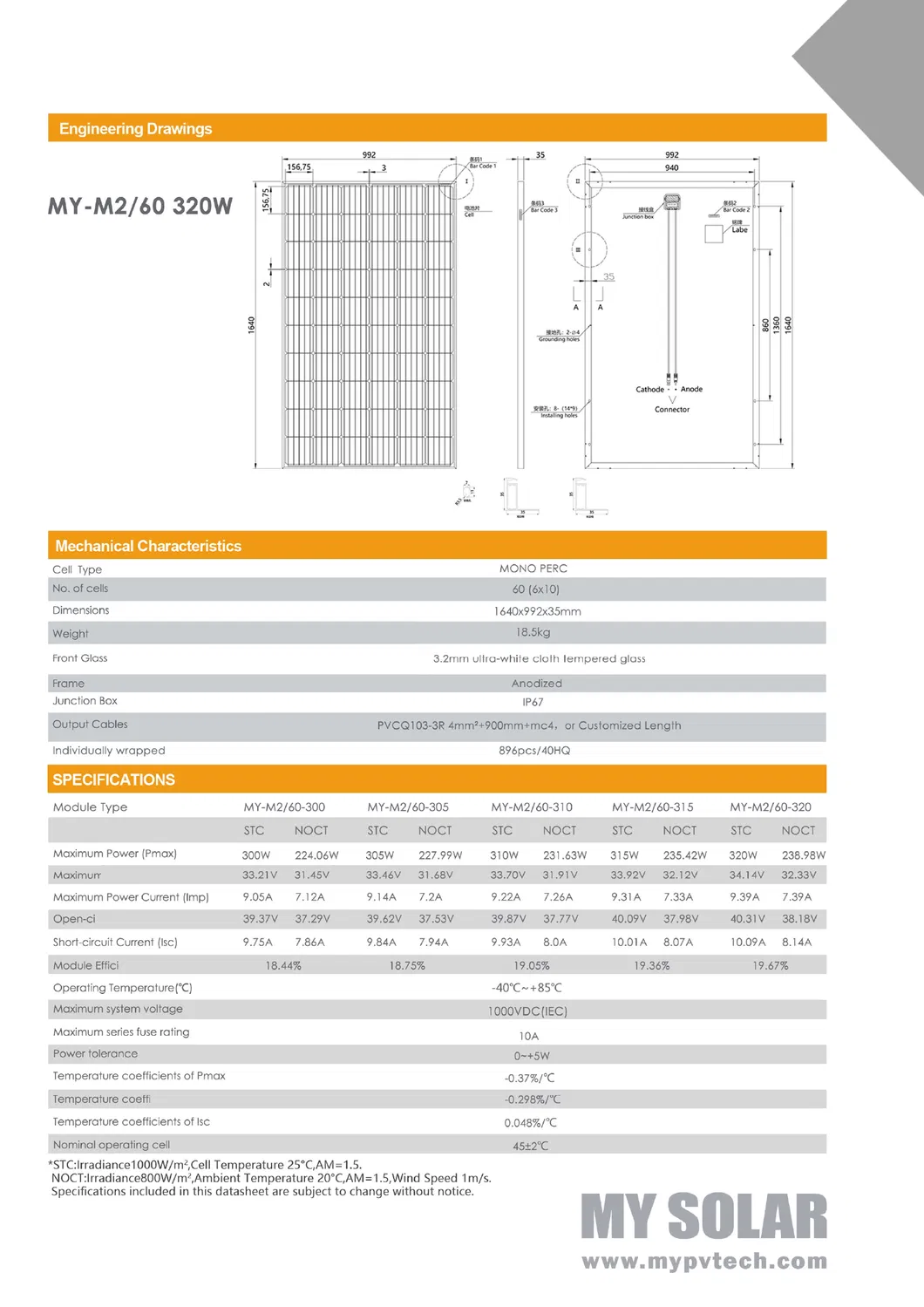 315W Bifacial Half Cell Solar Panels High Efficiency for Commercial Buildings