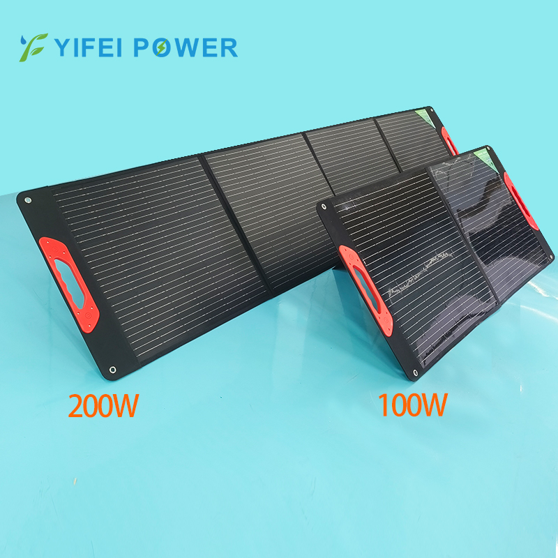 Wholesale 200W Foldable Solar Panel for Balcony &amp; Outdoor Camping Portable Power Station