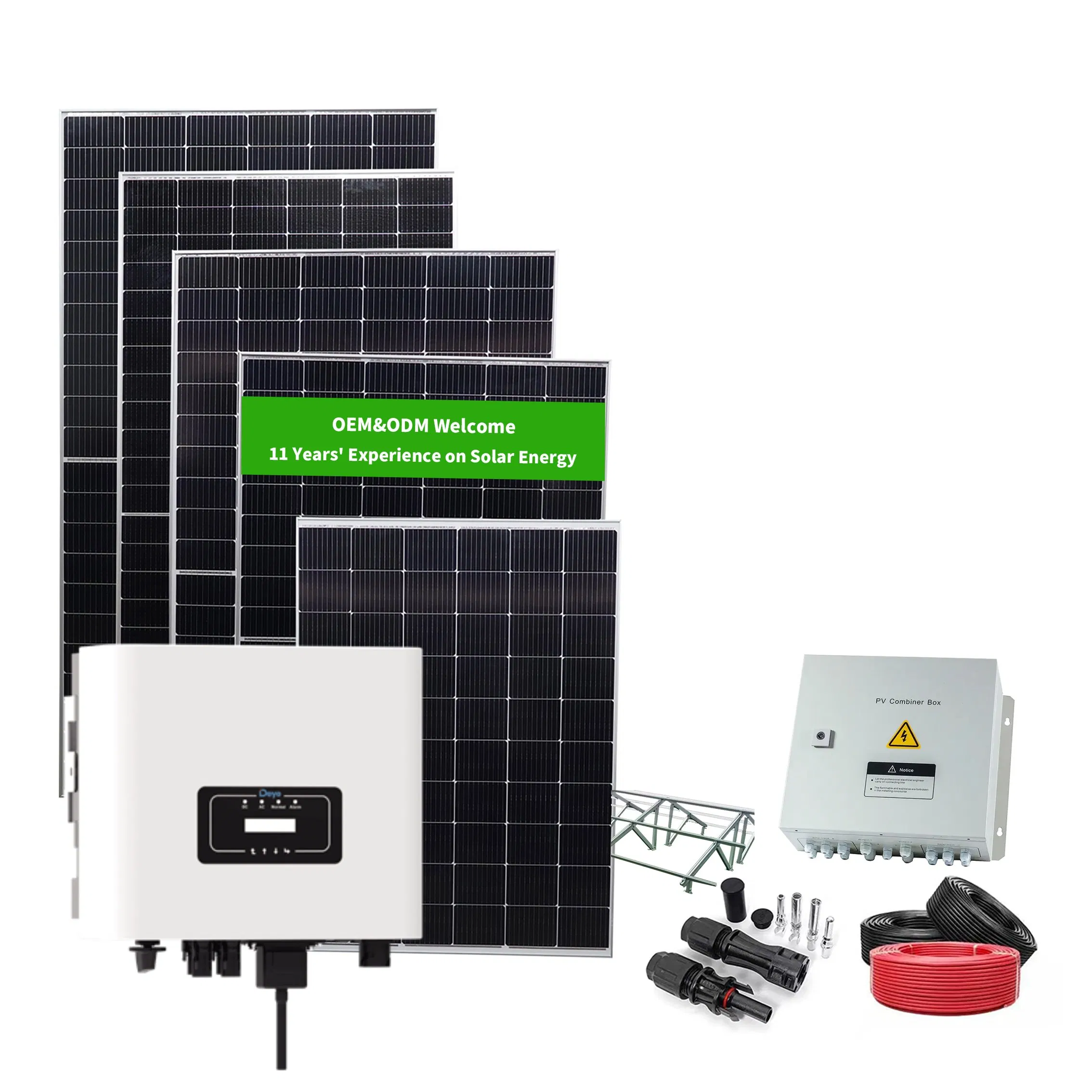 China 300kw 500kw Industrial Solar Panel on Grid Price Buy Solar Power Energy System