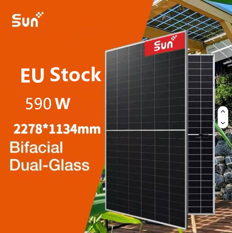 Sunplus Perc Mono Solar Panel 590W Solar Energy Us Stock
