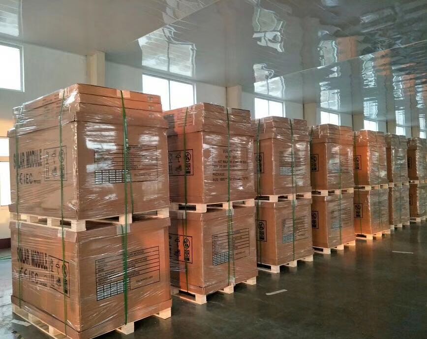 Bulk production line packing