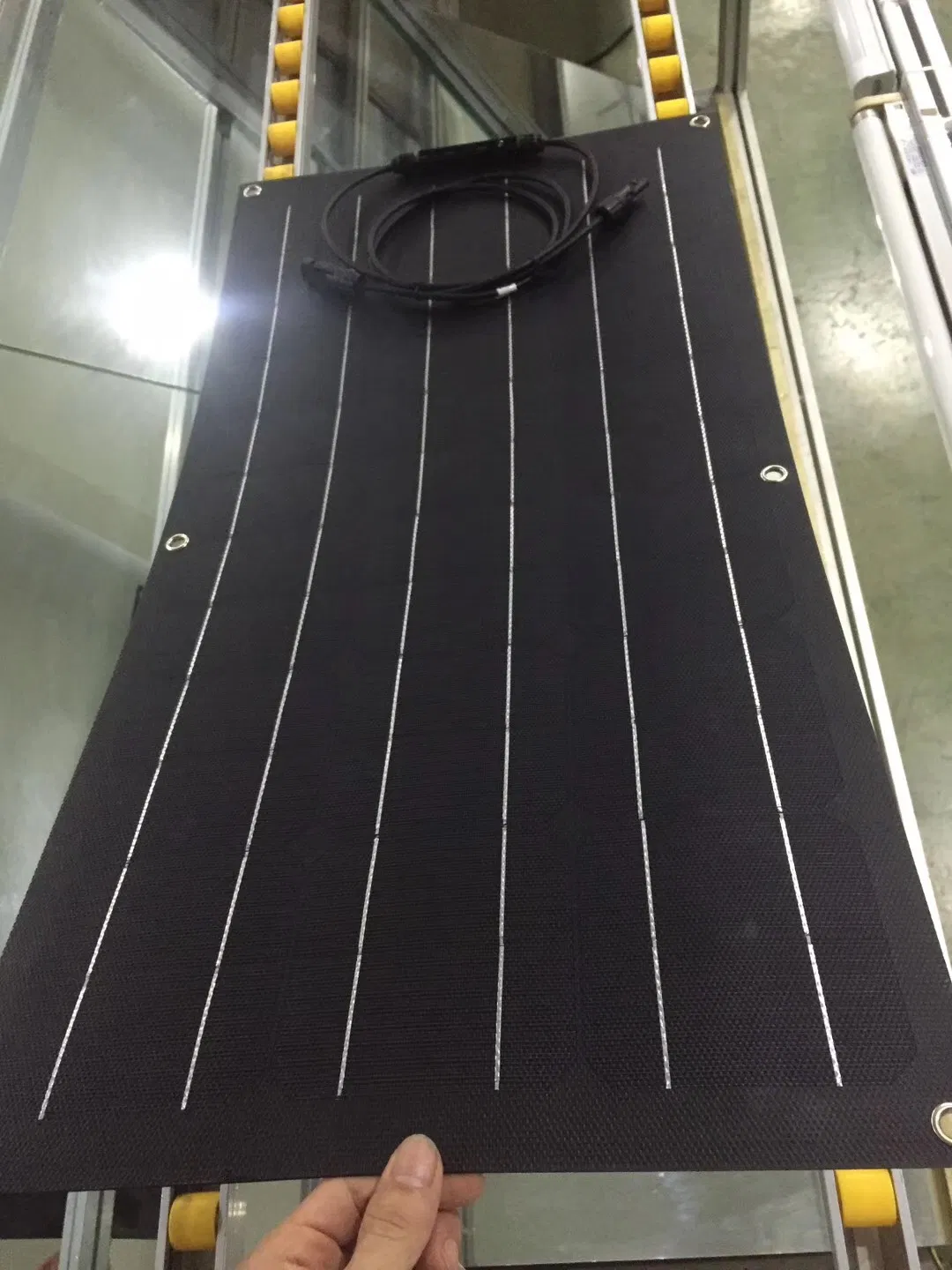 Ultra-Lightweight 100W Flexible Thin Film Solar Panel Shingle Cell Technology High Efficiency Monocrystalline PV Module for off-Grid RV Caravan Boat