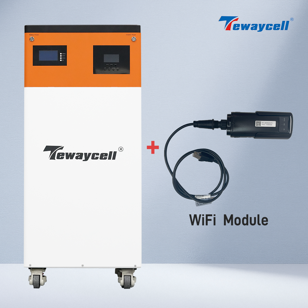 USA Warehouse Off Grid Solar Energy System 5KW 6KW 10KWH 16KWH Energy Storage System Lithium Battery Battery Pack Solar Inverter