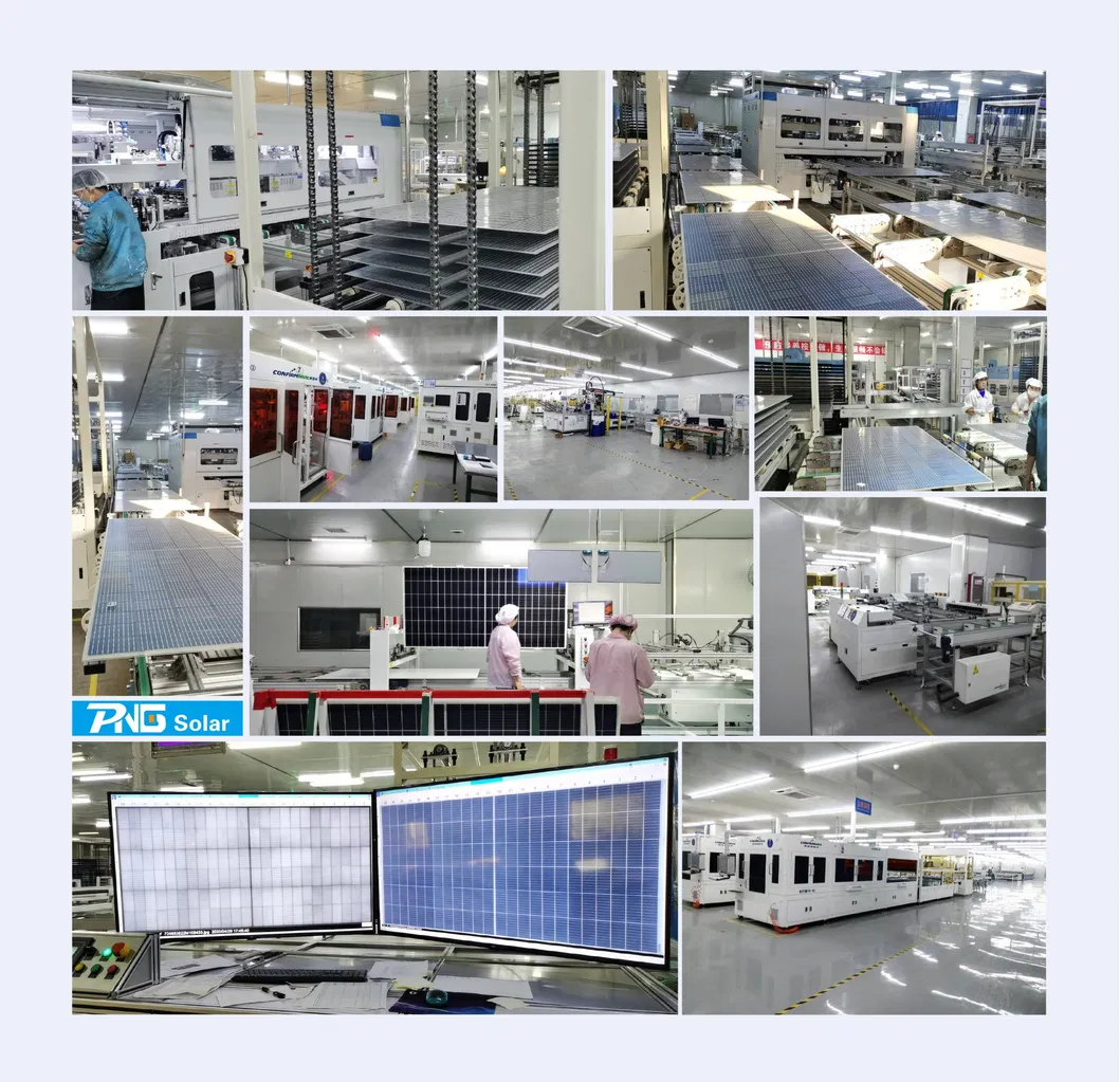 Mono Professional Factory Half Cut PV Module A Grade Monocrystalline Solar Panels