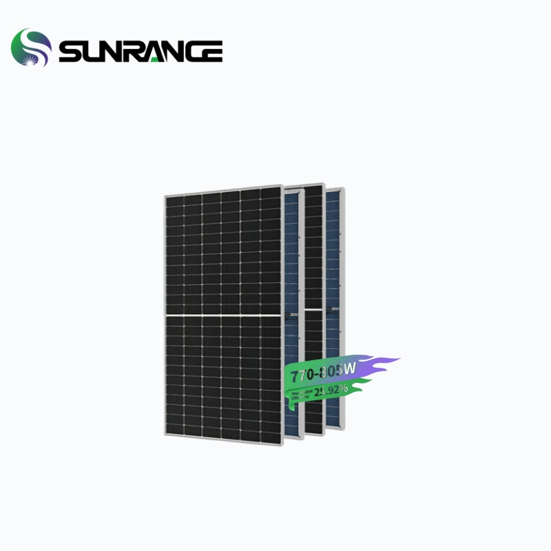 Sunrange Residential N Type Bifacial Photovoltaic Panel 800W Commercial Mono Double Glass Solar Panels Made in China