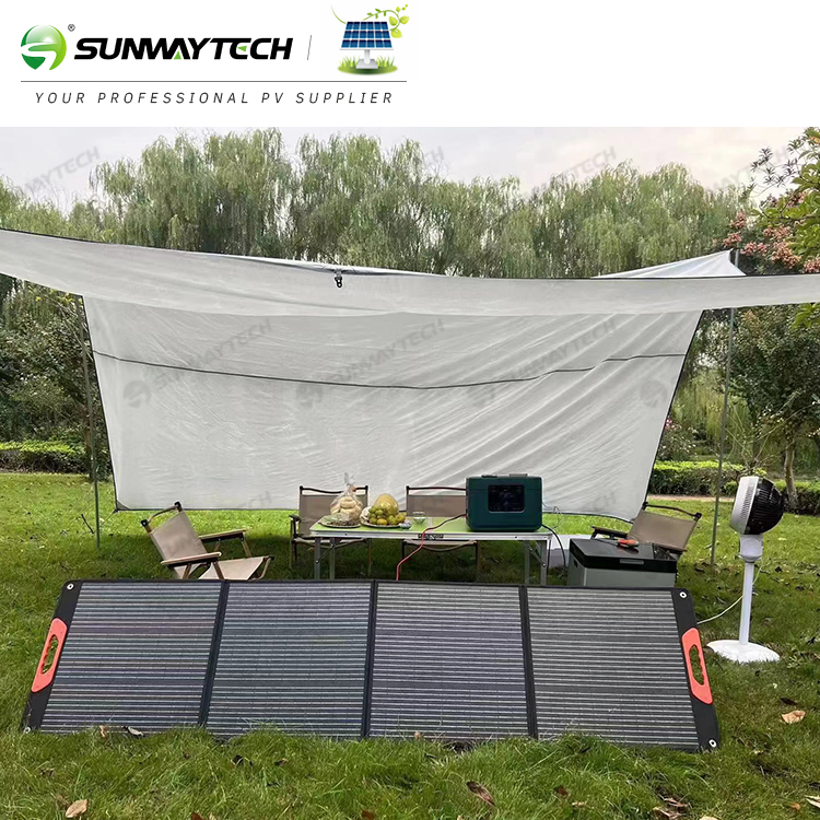 High Conversion Long Service Life 200W Foldable Solar Panel Portable Solar Panel for Portable Power Station