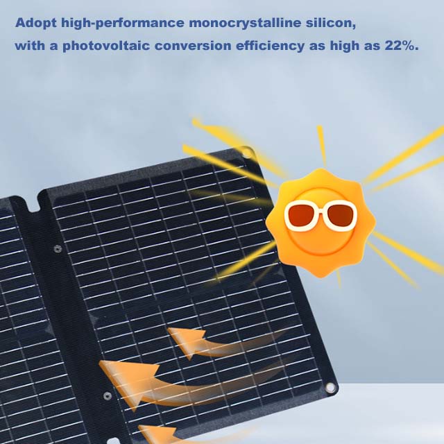 Foldable Flexible Waterproof Solar Panels Portable Energy Storage Solar Panel