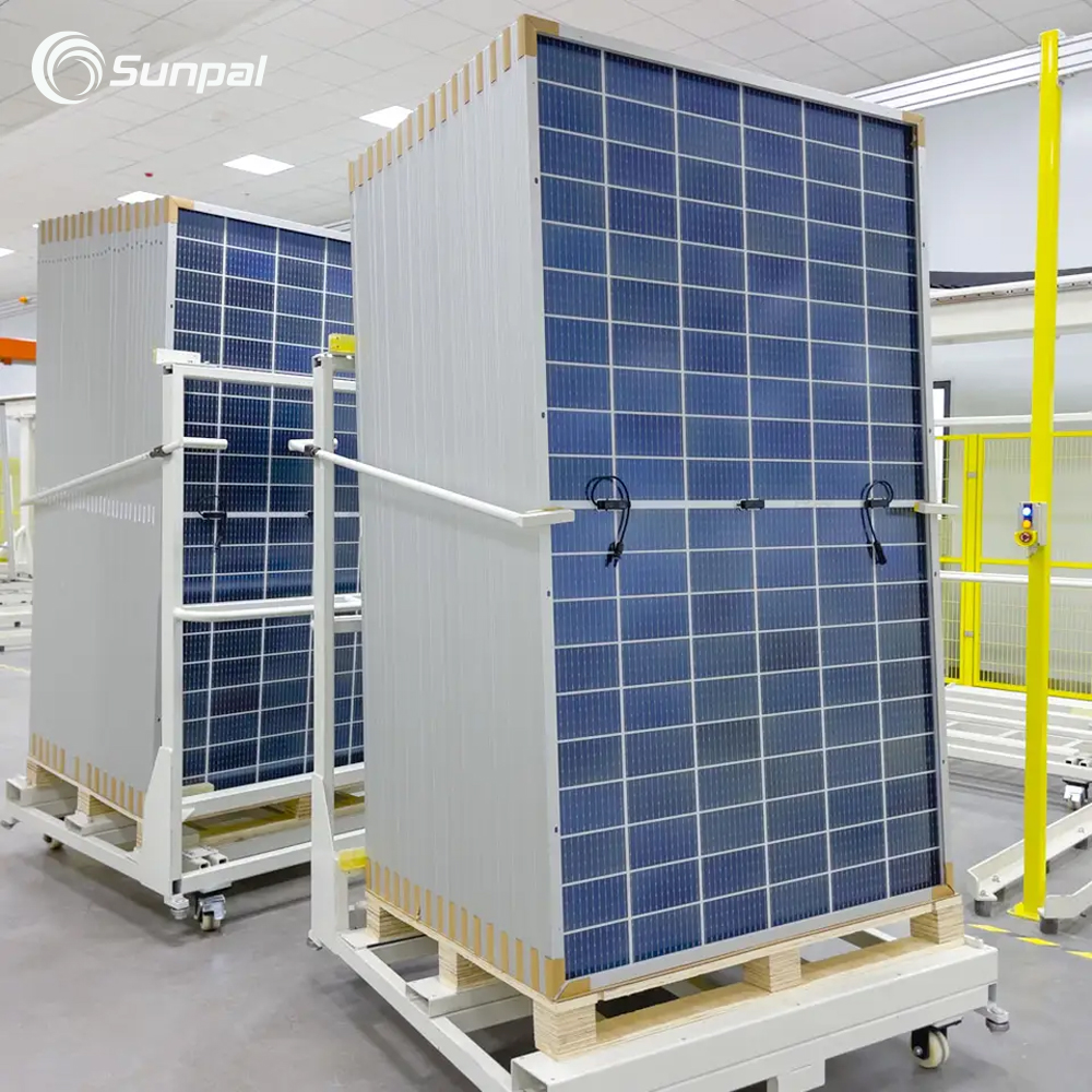 Sunpal Double Glass Bifacial Paneles Solares Panels 650W 700W 750 Watt 1000W Monocrystalline Solar Photovoltaic Panels Price