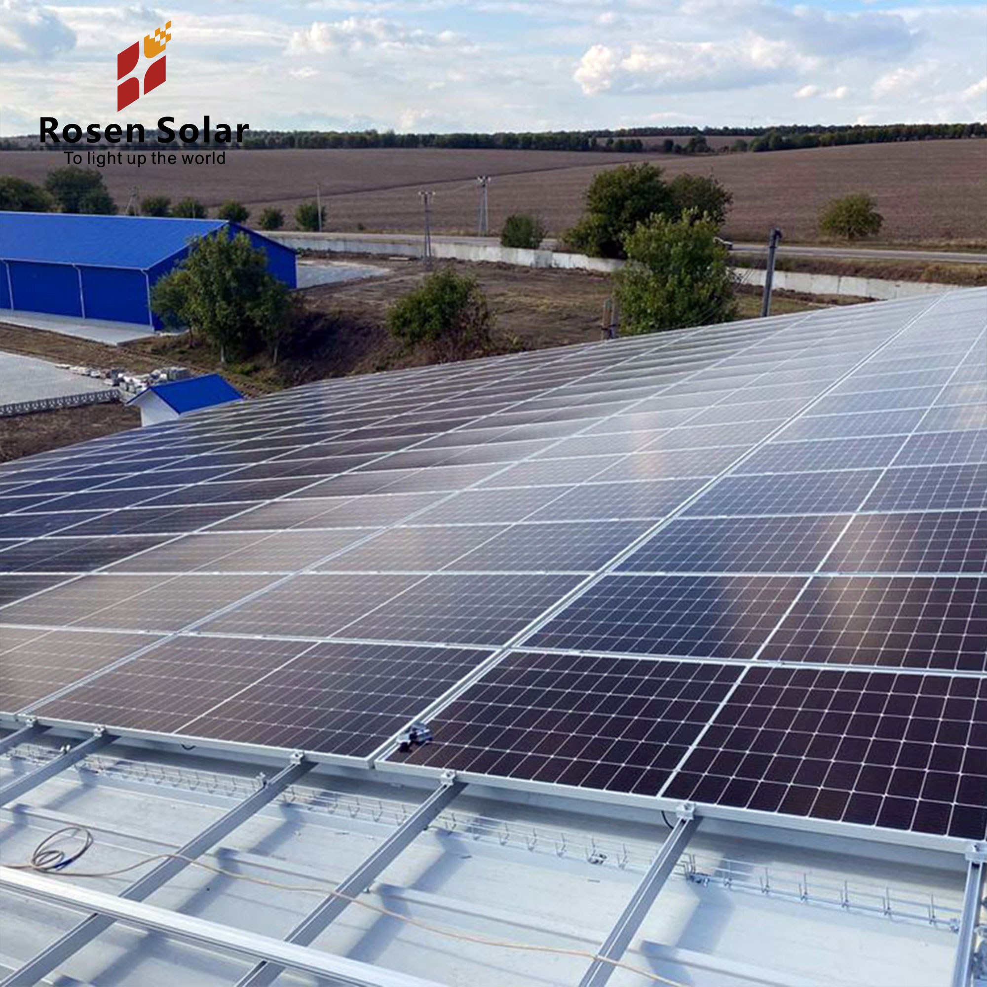 Rosen Solar Panel 650w 640w 630w 620w 610w 600w 700w Solar Module N Type Bifacial Solar Panels