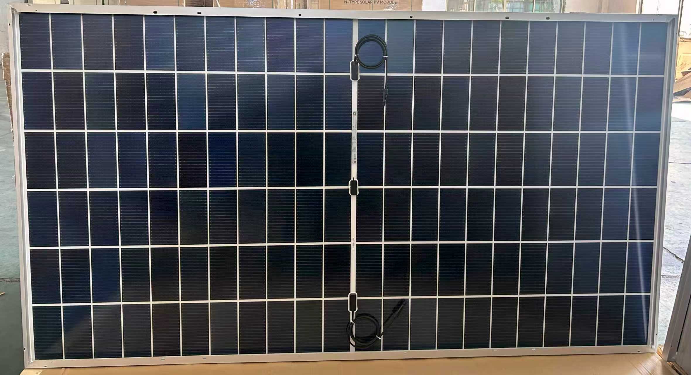 JINSUN 23.02% Panel Efficiency 580-595W 144-Cells Half Cell N-Type HJT Monocrystalline Silicon Anodized Aluminum Solar