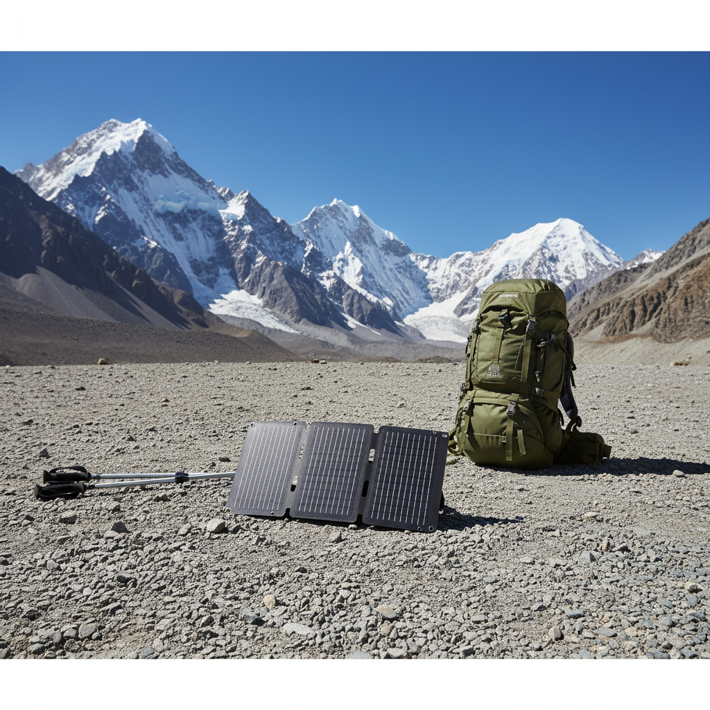 Solar Folding Camping Panel Portable Solar Power Panel Folding Solar Panel for Outdoor Portable Solar Solution Collapsible
