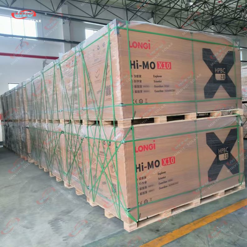 Longi Hi-MO X10 Explorer LR7-72HVH-630M With Monocrystalline Silicon Photovoltaic Panel N-Type HPBC 2.0 Technology