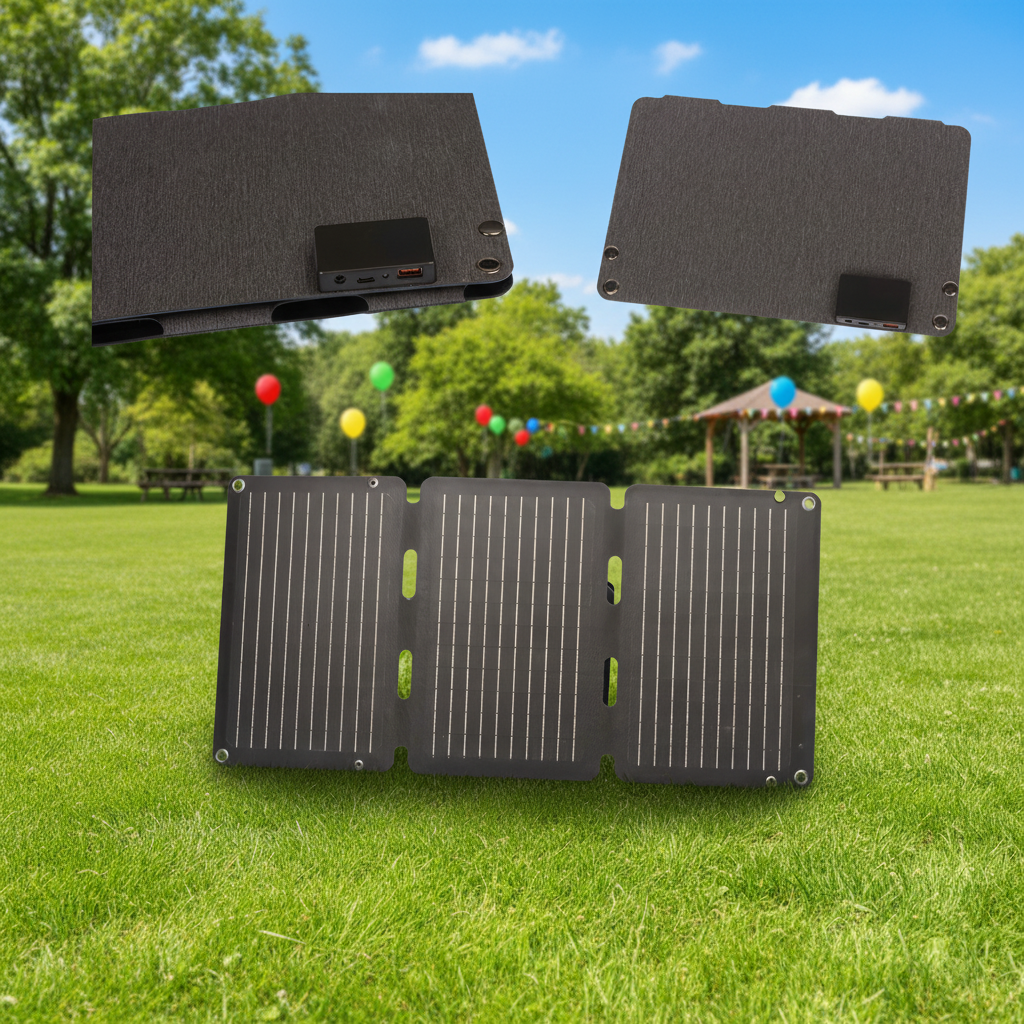 Solar Folding Camping Panel Portable Solar Power Panel Folding Solar Panel for Outdoor Portable Solar Solution Collapsible