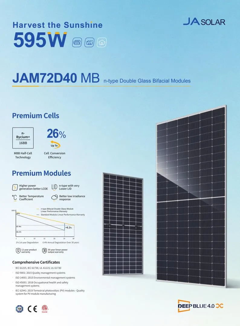 Jasolar 570 595W High Efficiency Solar Panel with 26% Conversion for Residential and Commercial Roofs
