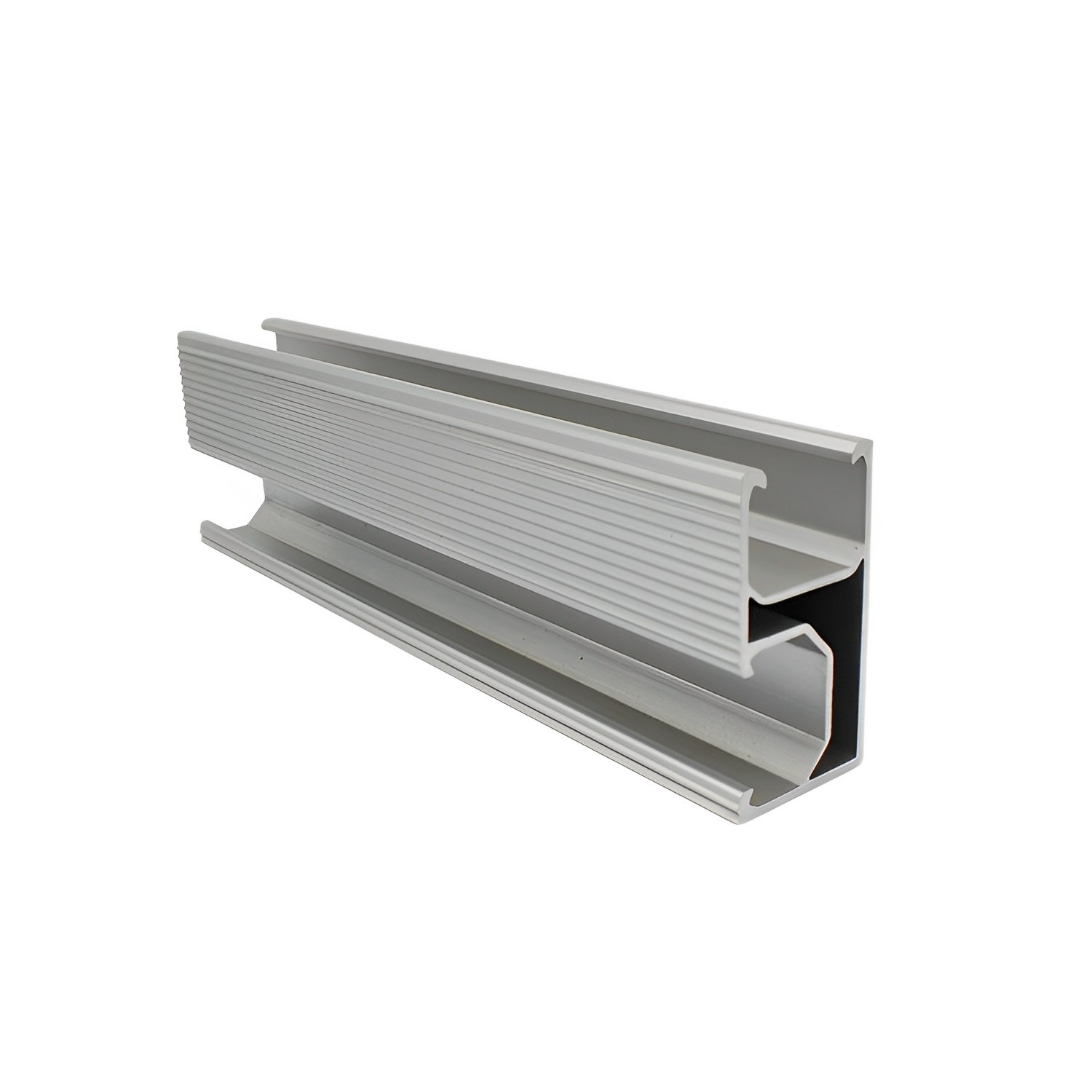 Roof Solar Panels for Rooftop Flat Roof Installation with Anodized Aluminum Rails and Metal Supports-10KW Solar Power System