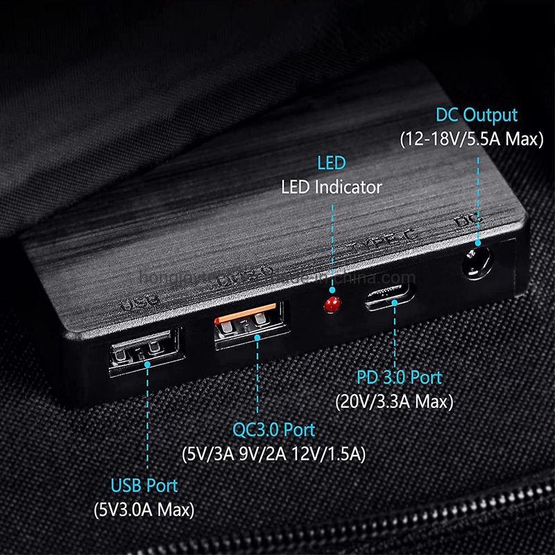 100W 18V Portable Solar Panel, Foldable Monocrystalline Solar PV Module Power Charger System Kit for RV Camping Outdoor Boat Emergency Backup Power Station