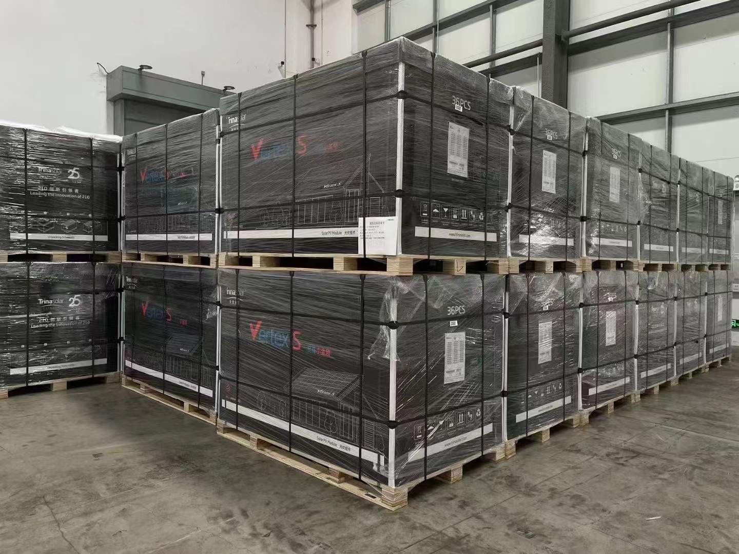 USA Los Angeles Warehouse 440W 450W Trina Solar Panels Topcon N Type Trina NEG9RC.27 445w Bifacial for Home Solar Roof System