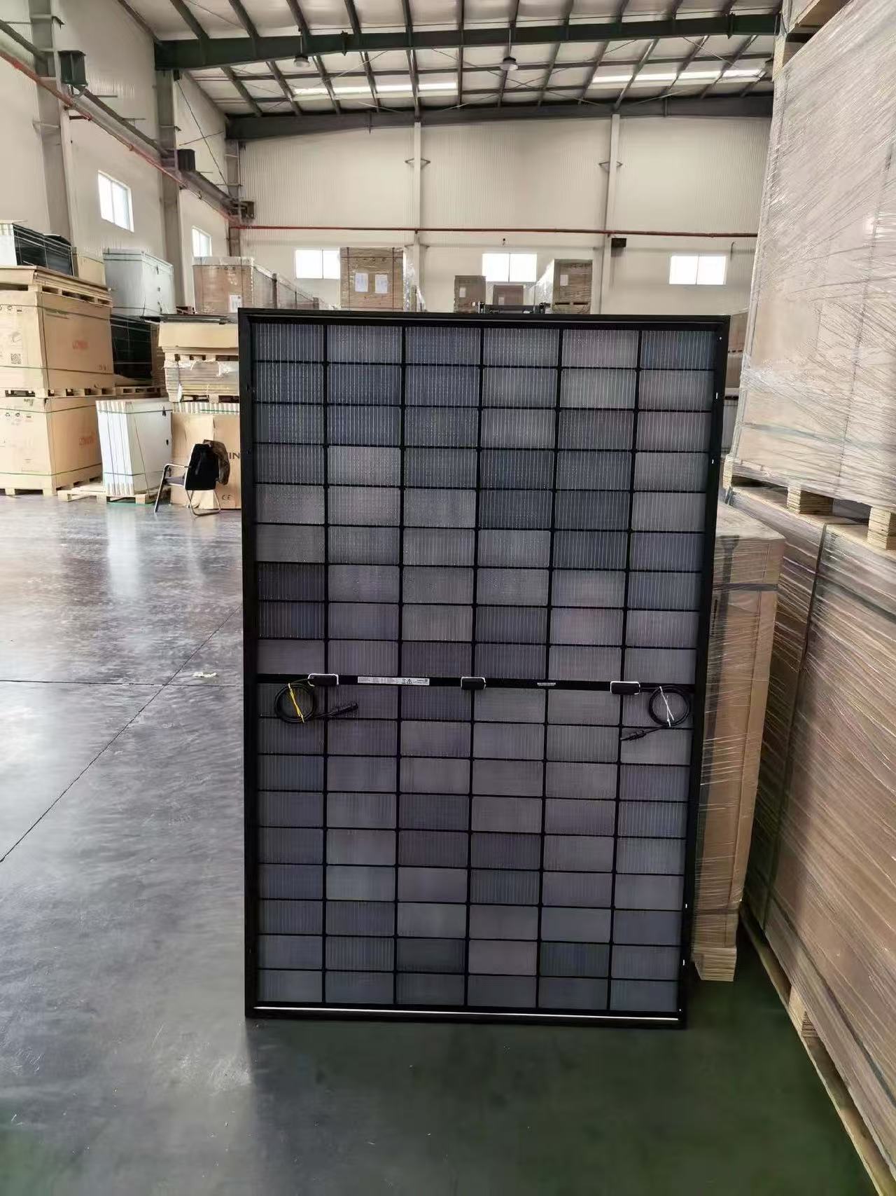 Aiko Solar Neostar 3S+54 Dual-Glass Module 460W 465w 470w 475w 480w 485w 490w N Type ABC Bifacial Full Black Solar Panels