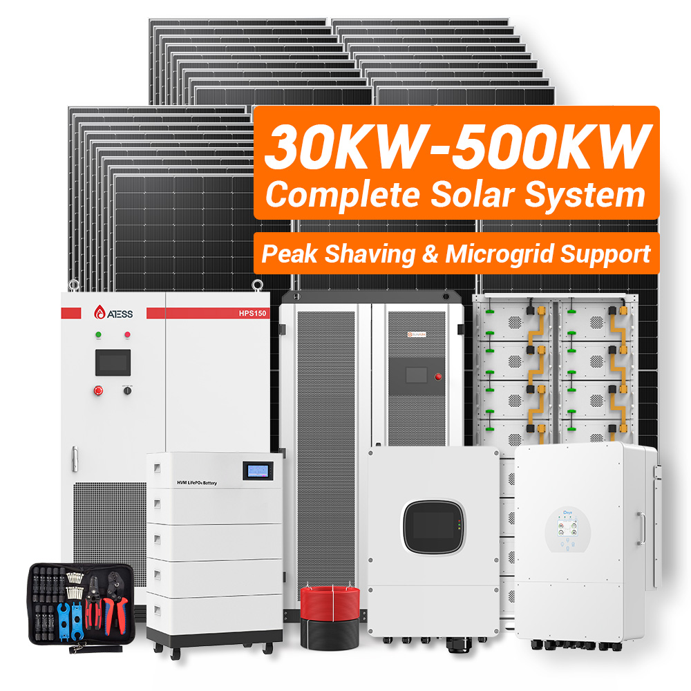 Sunpal Solar Energy System Hybrid 20Kw 30Kw 50Kw Off-Grid Home Solar Power Panel System Complete Full Kit With Lithium Battery