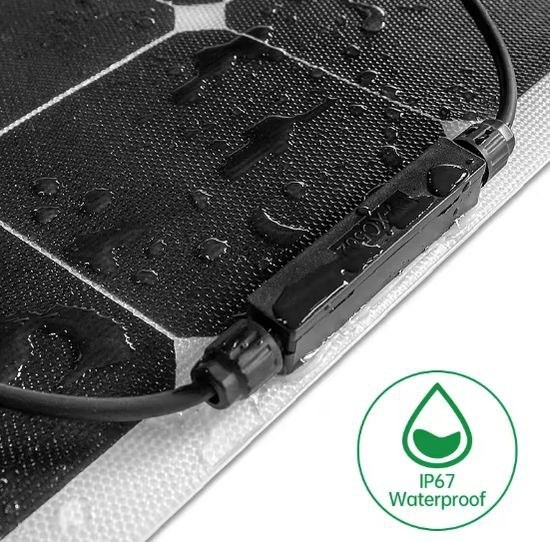 OEM,ODM Available Ultra-Lightweight 100W Flexible Thin Film Solar Panel for RV,Yachts Home Roof Tiles Power Supply