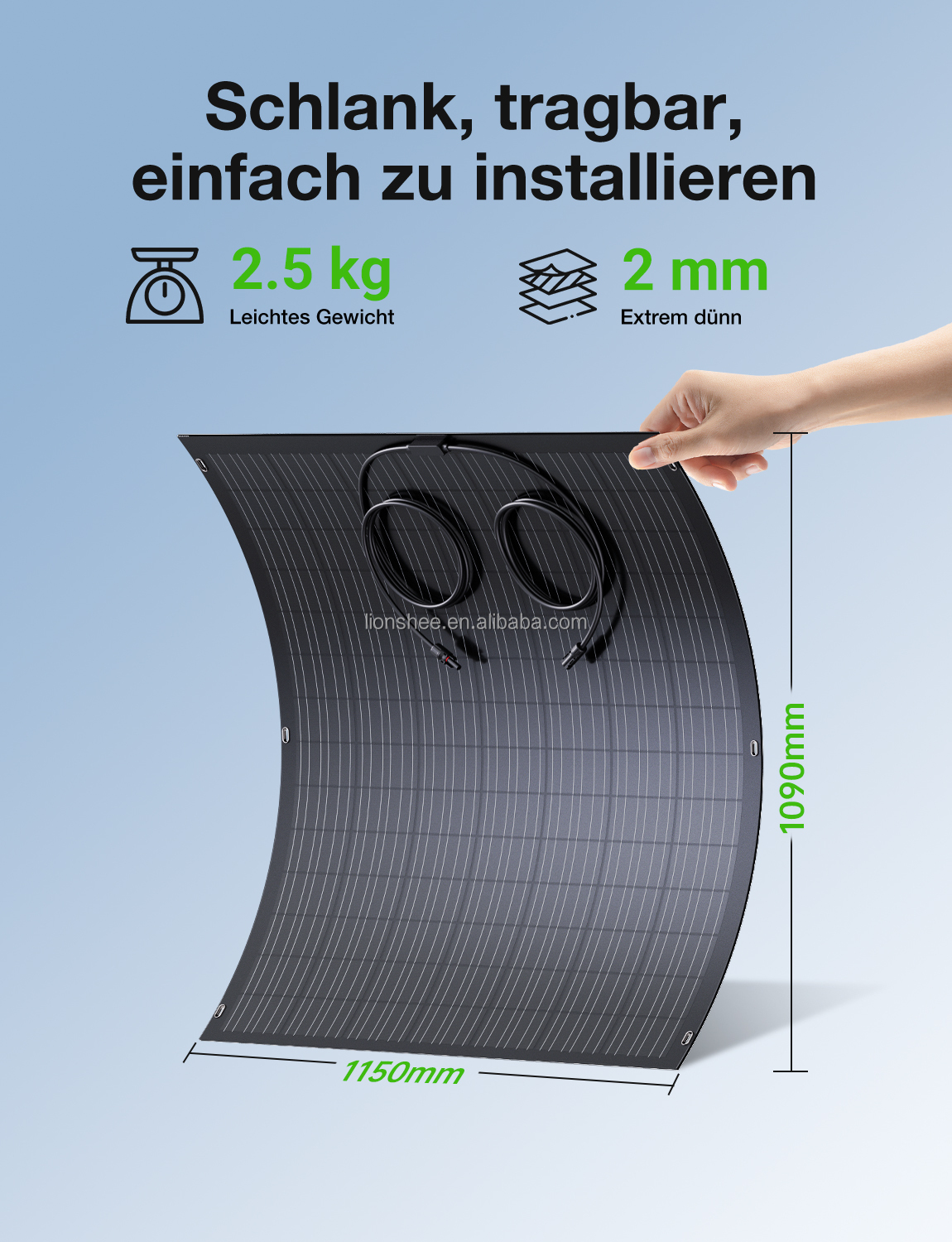 EU Stock 240w Flexible Solar Panel | Support Free Shipping Cost &amp; Free Import Tax Self-Pickup in Essen Germnay