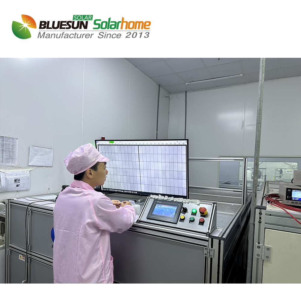 Bluesun Long Life Bifacial 610W 620W 630W 640W 650W Solar Panel Large Solar Panels for Home Use