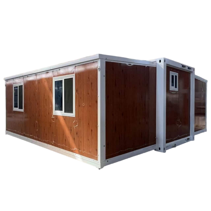 Luxury Cold-Proof Modular 20ft Expandable Container House Balcony Modern Design Hurricane Proof Steel Sandwich Panel Supermarket