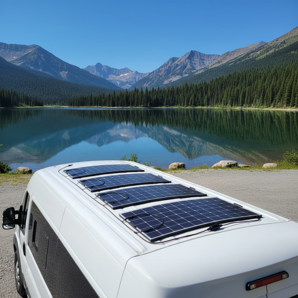 Custom 175 Watt SunPower High Efficiency Flexible Solar Panels 160W 170W 175W 28.5V Thin Film Adhesive for EV RV Boat Roof