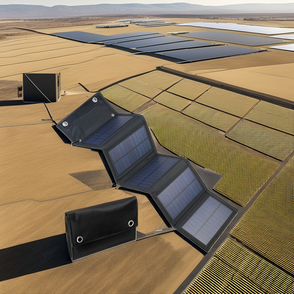 Foldable Solar Panel Specifications and USB Port