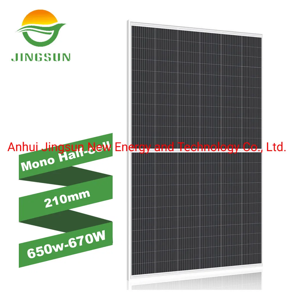 2384*1303*35mm Carton Box Polycrystalline Solar Panel Mono Half-Cell with ISO