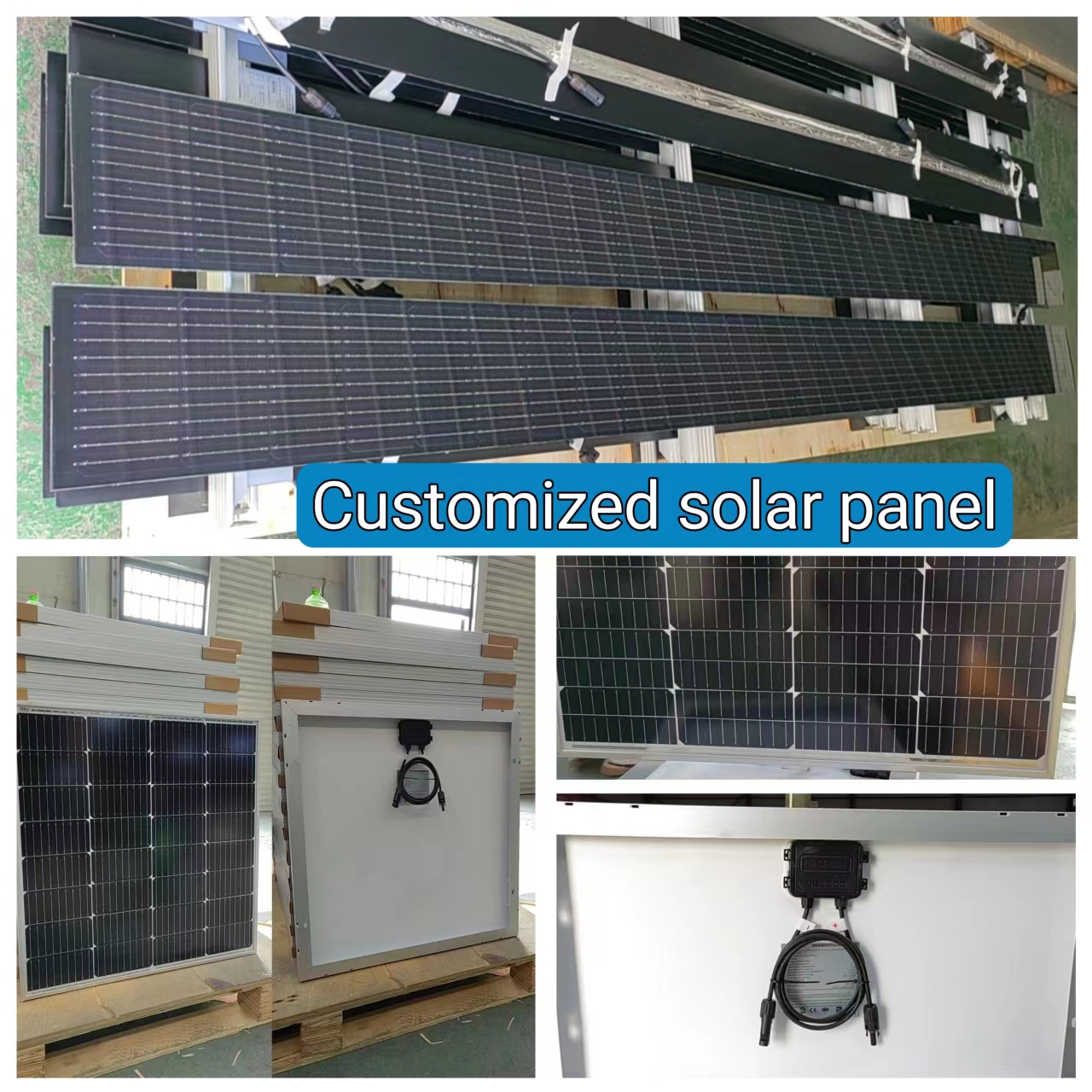 500W Flexible Monocrystalline Silicon Solar Panel Durability N-Type 550W 600W Home Energy Storage Photovoltaic Module Half Cell