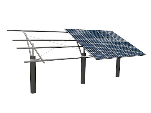 OEM ODM Single Axis Solar Tracker System Utility Scale PV Tracking Structure