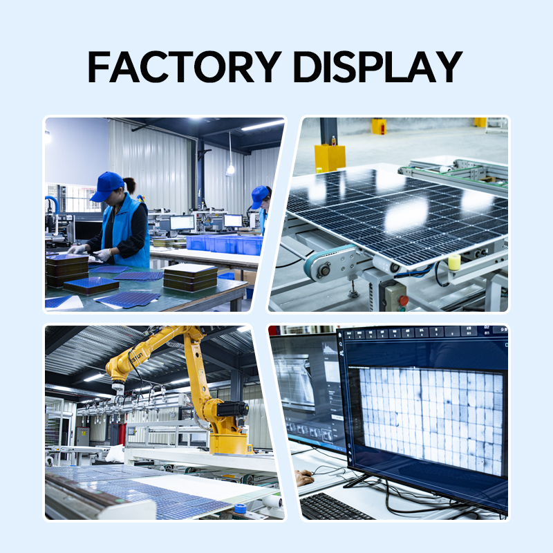 Factory Direct 680-720W N-Type Bifacial Solar Module High Yield Large Utility-Scale Grid Solar Power Plant Household Backup