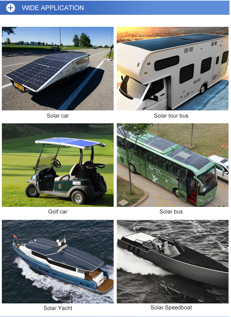 Light Weight Easy Carry 50w 100w 200w 450w 550w Sunpower or Monocrystalline Flexible Solar Panels for Car Boat RV Yacht Camping