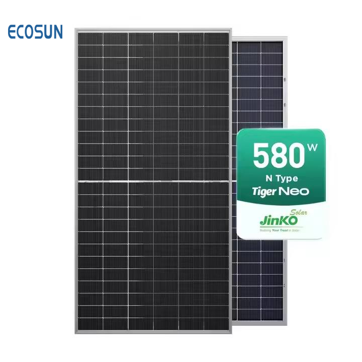 For Tiger Neo N-Type 570W Bifacial Double-Glass Solar Panel with 22.84% Efficiency Photovoltaic Module