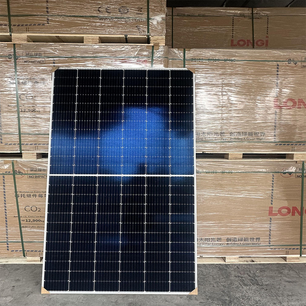 LONGI Tier 1 EU Stock 595W-625W N-type Solar Panel Bifacial Pv Module with HPDC Advanced Battery Technology