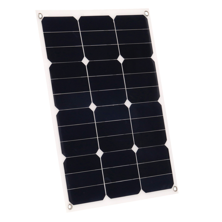OEM 40W 12V Semi Flexible Monocrystalline Solar Panel for Boat Use Guangdong Manufacturer 550x410x2.5mm Dimensions