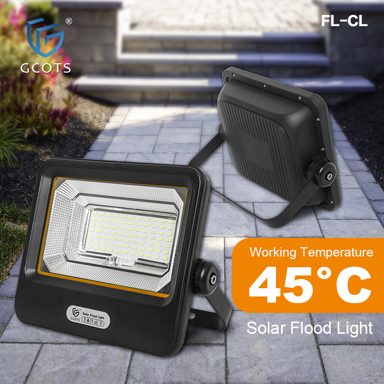 GCOTS High Brightness IP65 Waterproof Solar Panel LED Flood Light Lamp 50W 100W 200W 300W 400W 500W 600W Solar Flood Light