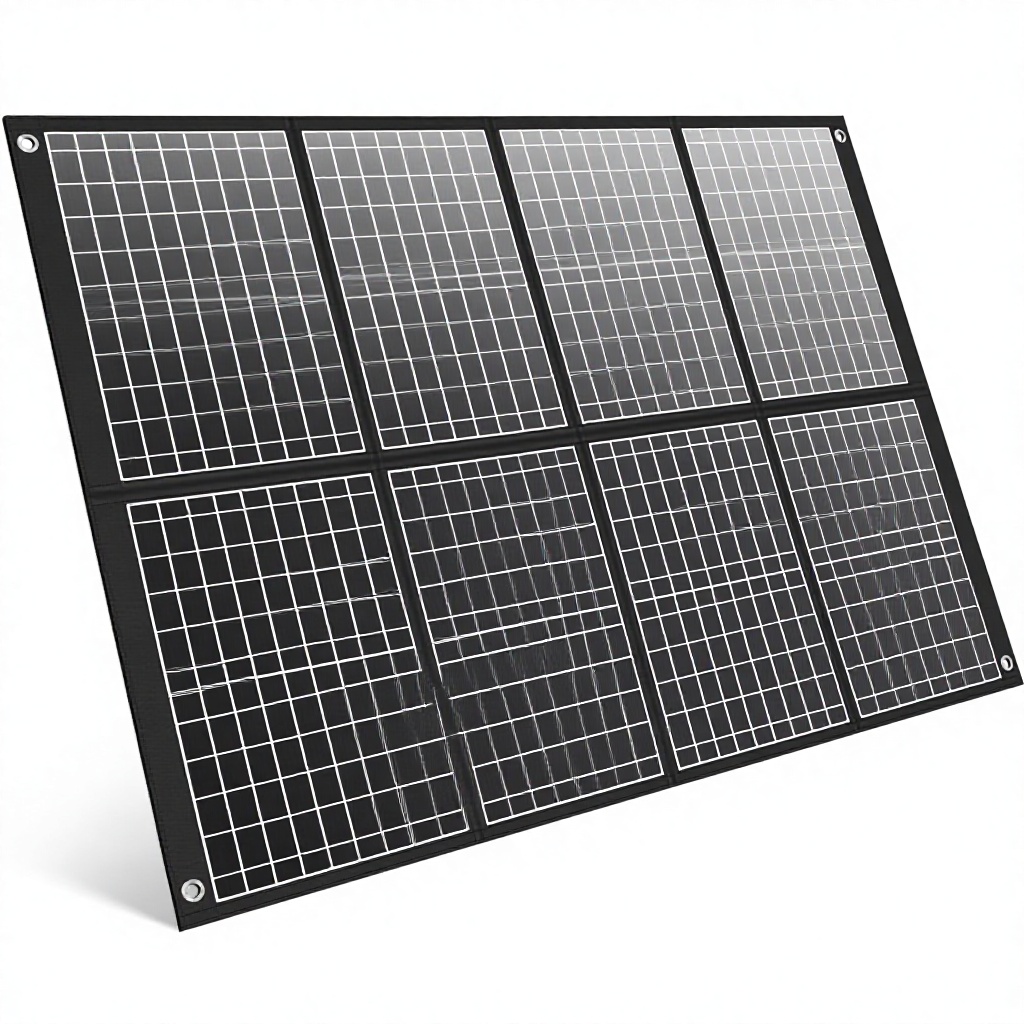 100W Portable Solar Panel Foldable Monocrystalline Solar Charger 18V DC USB Outputs IP65 Waterproof 23.5% Efficiency Portable